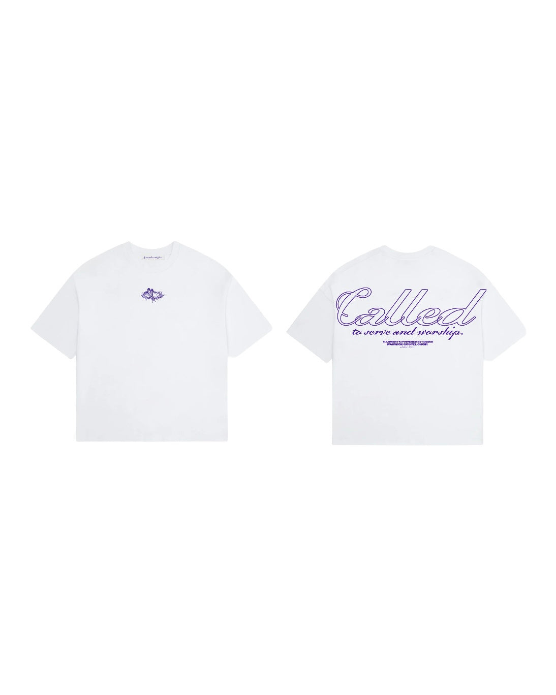 The “Called” Tee - White/Purple