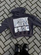 "GOD'S MASTERPIECE" Zip Hoodie - Caviar