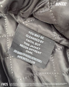 “Jesus Is Lord” (J.I.L) Vegan Leather Jacket in Cocoa Brown. (Only 100 made.)