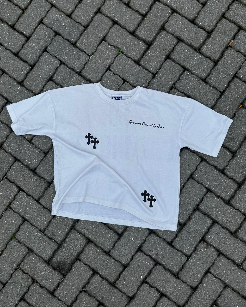 “JESUS CALLS” Tee in white (Unisex)