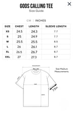 “JESUS CALLS” Tee in white (Unisex)