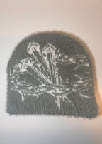 “PWRD BY GRACE” Satin Lined Mohair Beanie