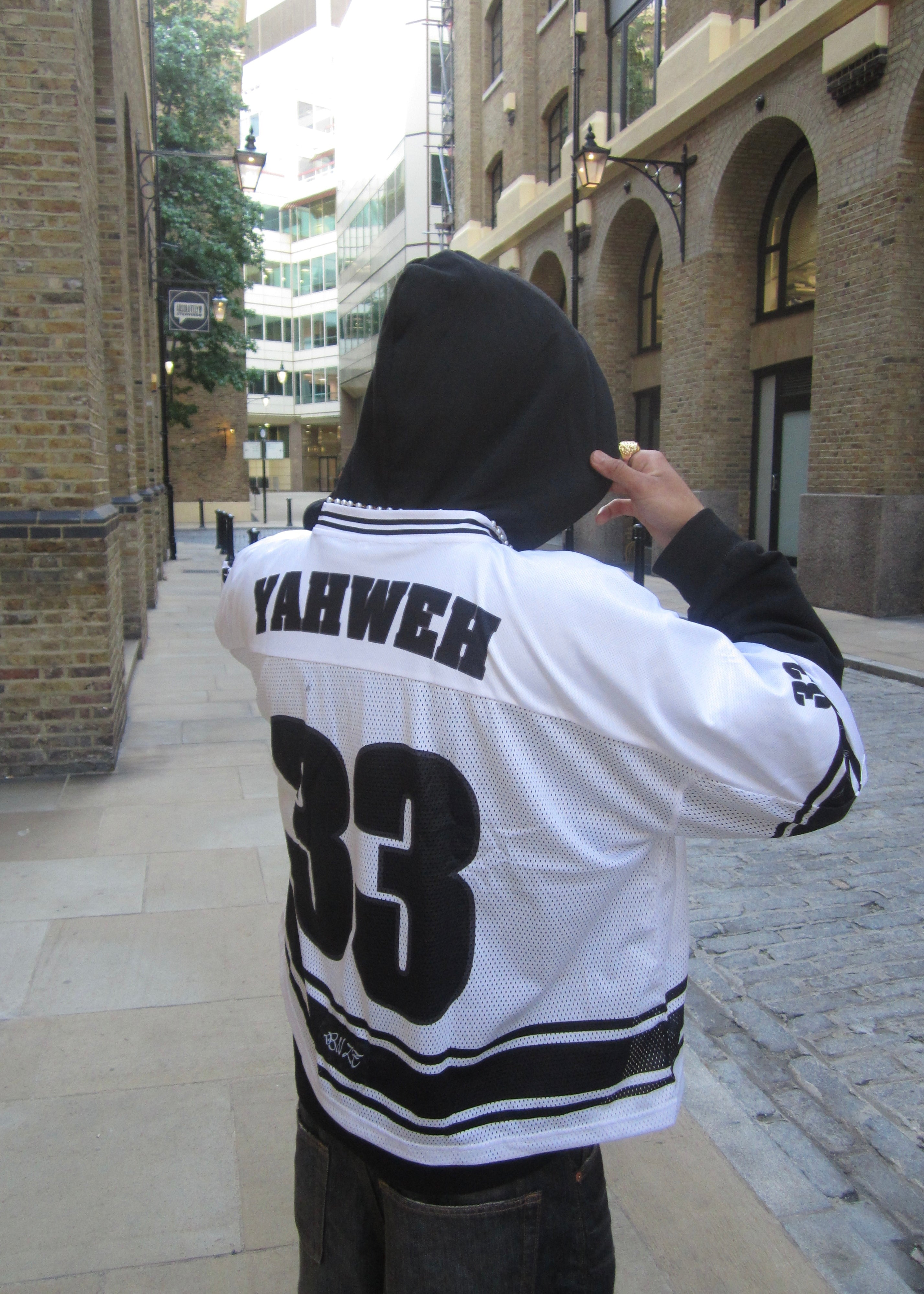 YHWH Mesh Jersey - Blanc