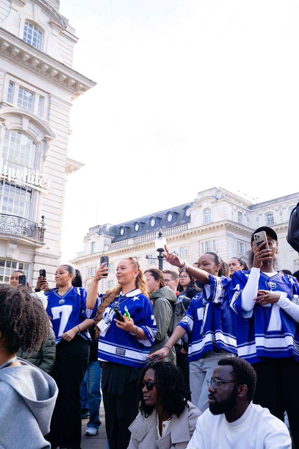 YHWH Mesh Jersey - Bleu Powered by Grace Choir Collective Edition