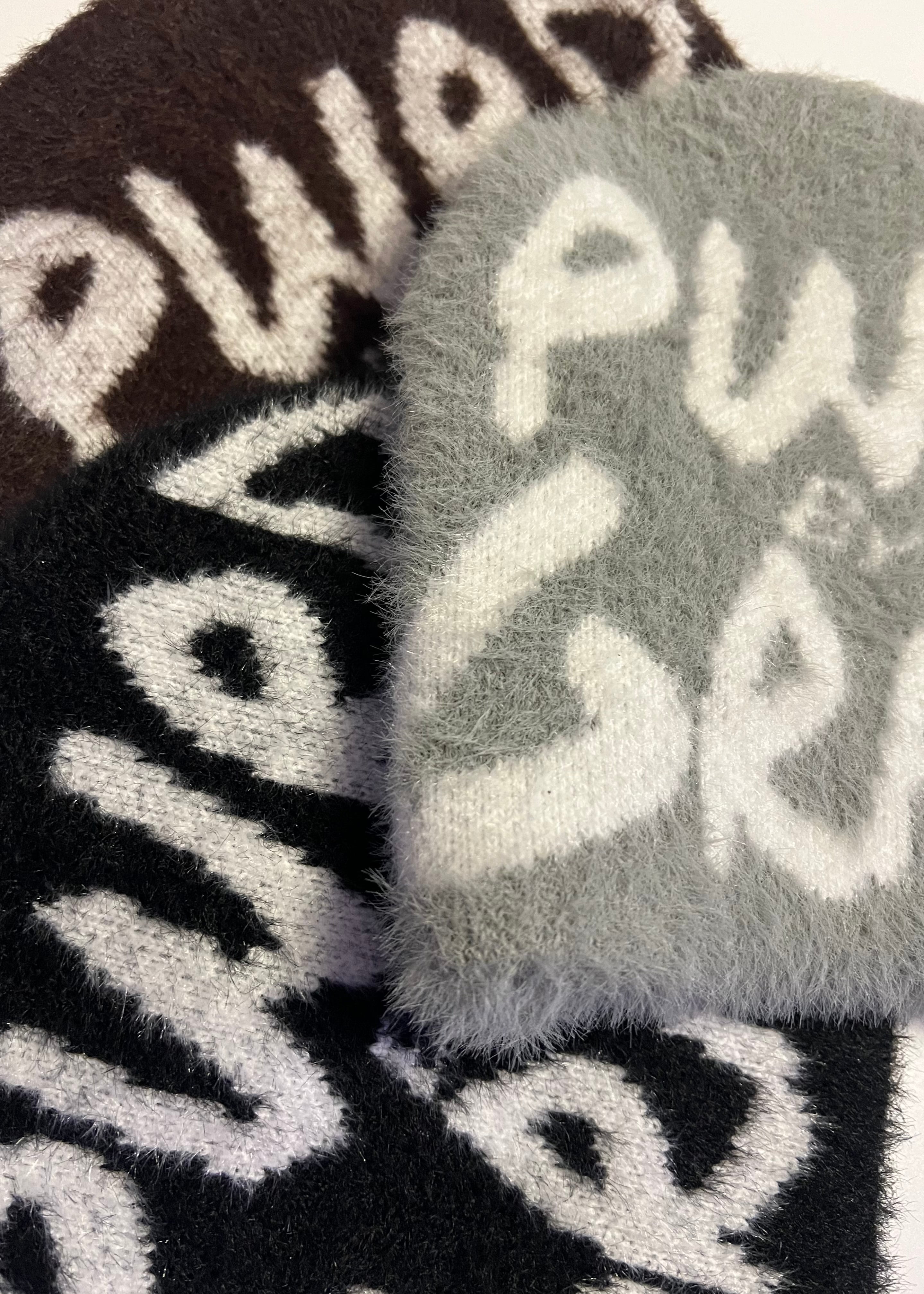 “PWRD BY GRACE” Satin Lined Mohair Beanie