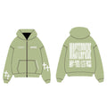 "GOD'S MASTERPIECE" Zip Hoodie - Pistachio