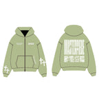 "GOD'S MASTERPIECE" Zip Hoodie - Pistachio