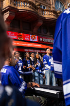 YHWH Mesh Jersey - Bleu Powered by Grace Choir Collective Edition