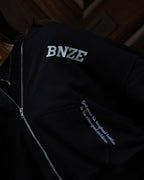 "GOD'S MASTERPIECE" Zip Hoodie - Caviar