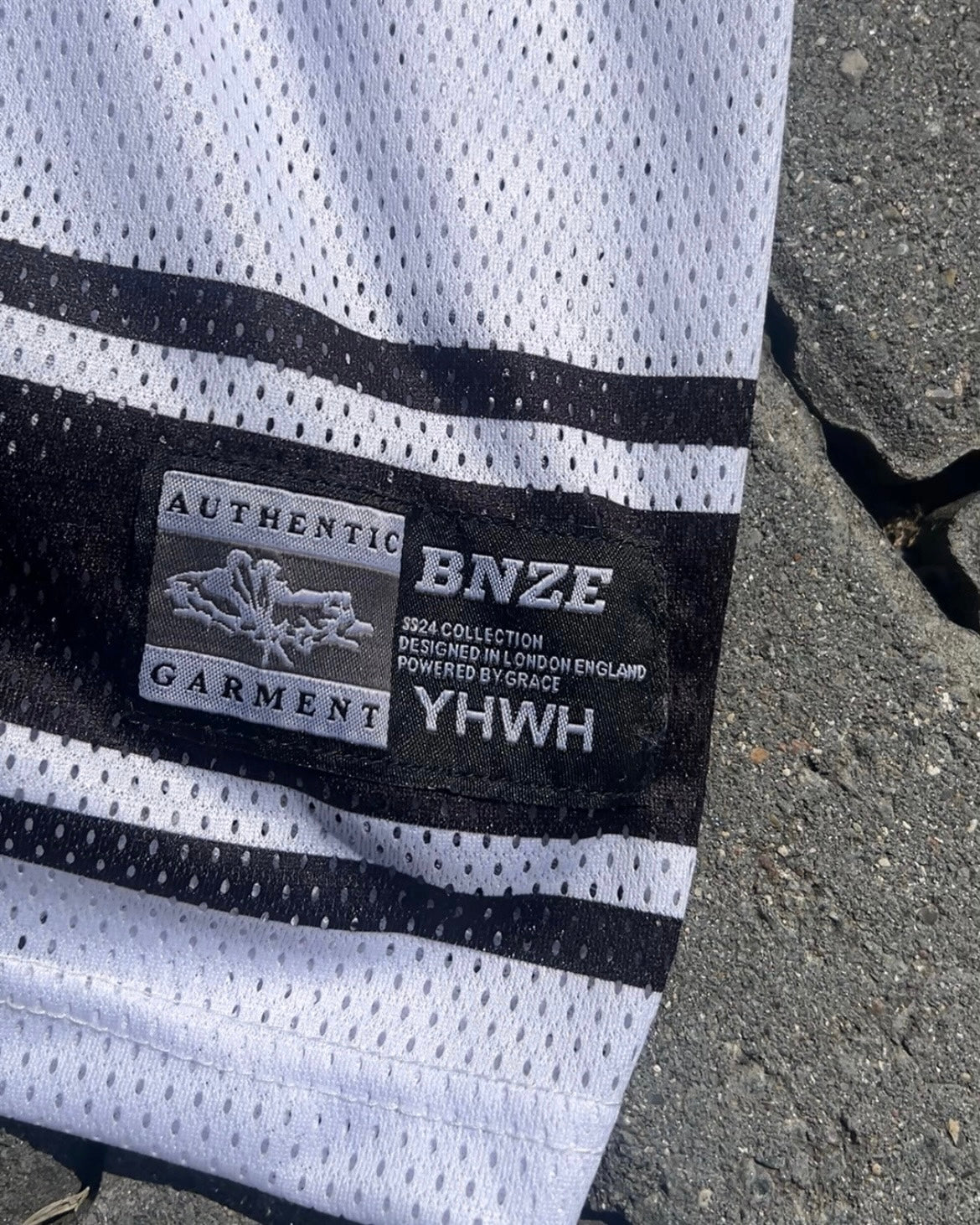 YHWH Mesh Jersey - Blanc