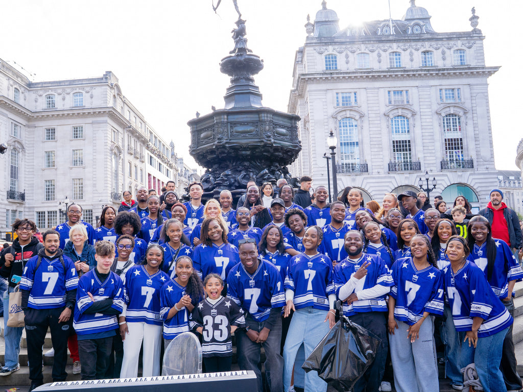YHWH Mesh Jersey - Bleu Powered by Grace Choir Collective Edition