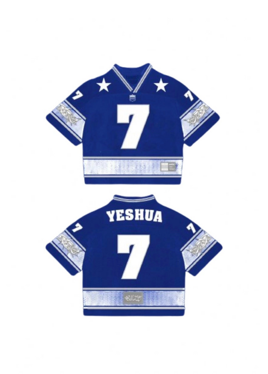 YHWH Mesh Jersey - Bleu Powered by Grace Collective Edition (Preorder)