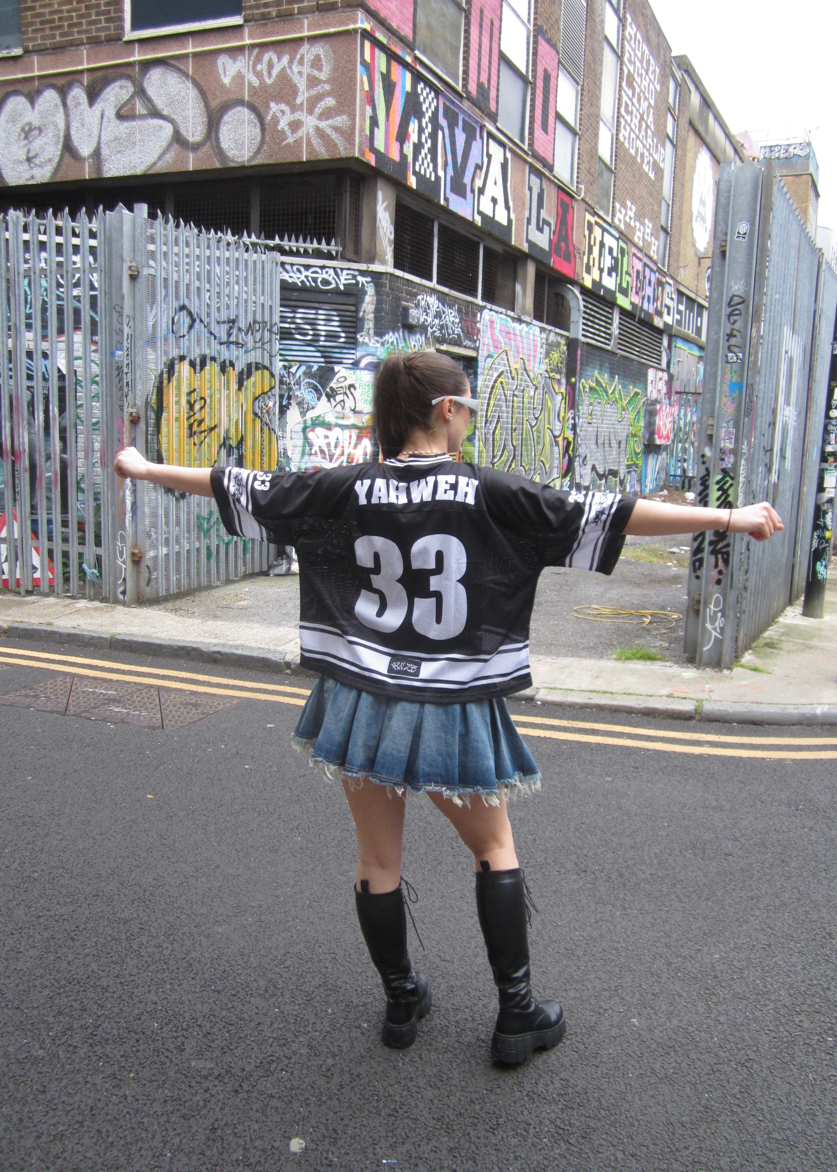 YHWH Mesh Jersey - Noir