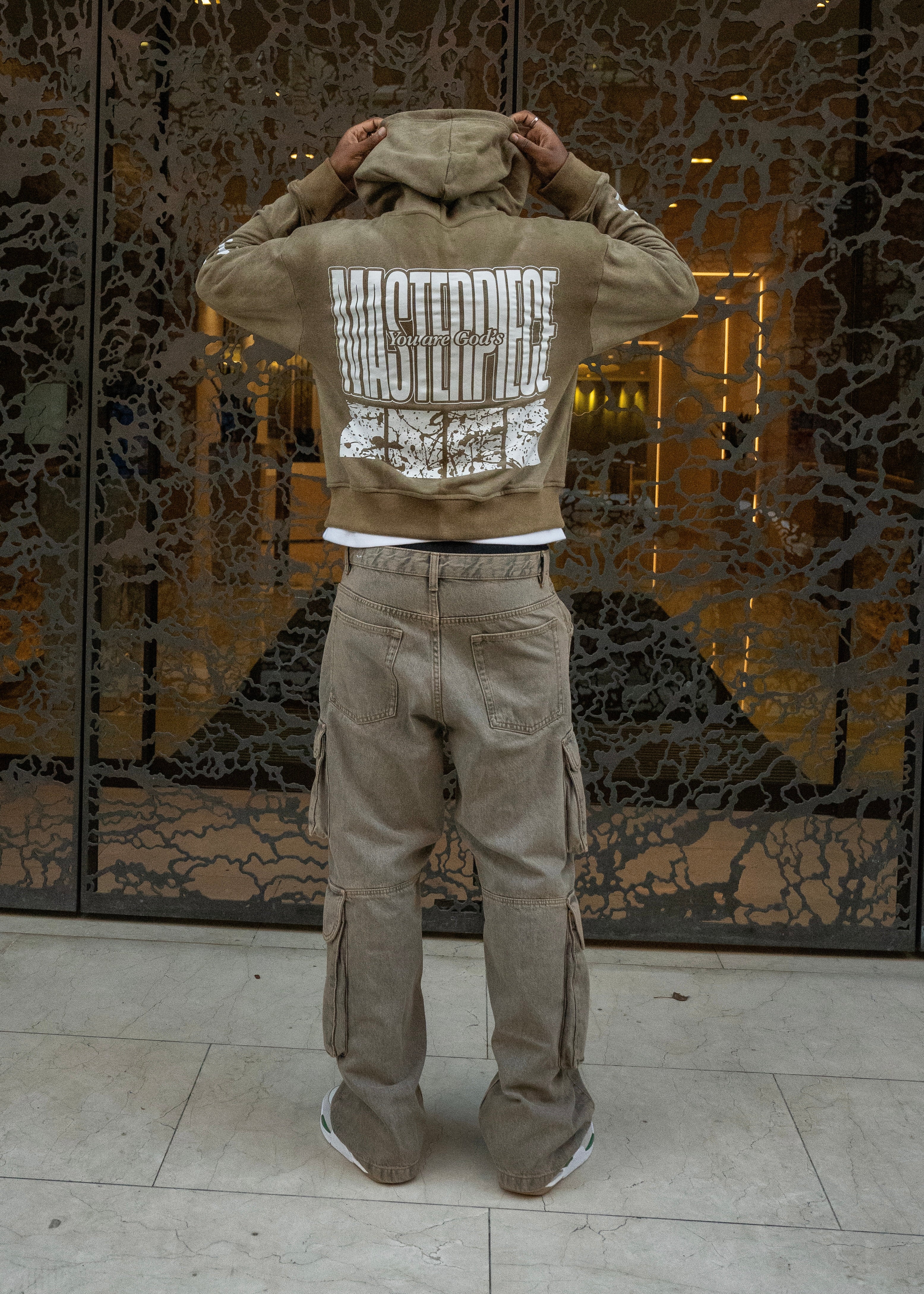 "GOD'S MASTERPIECE" Zip Hoodie - Pistachio