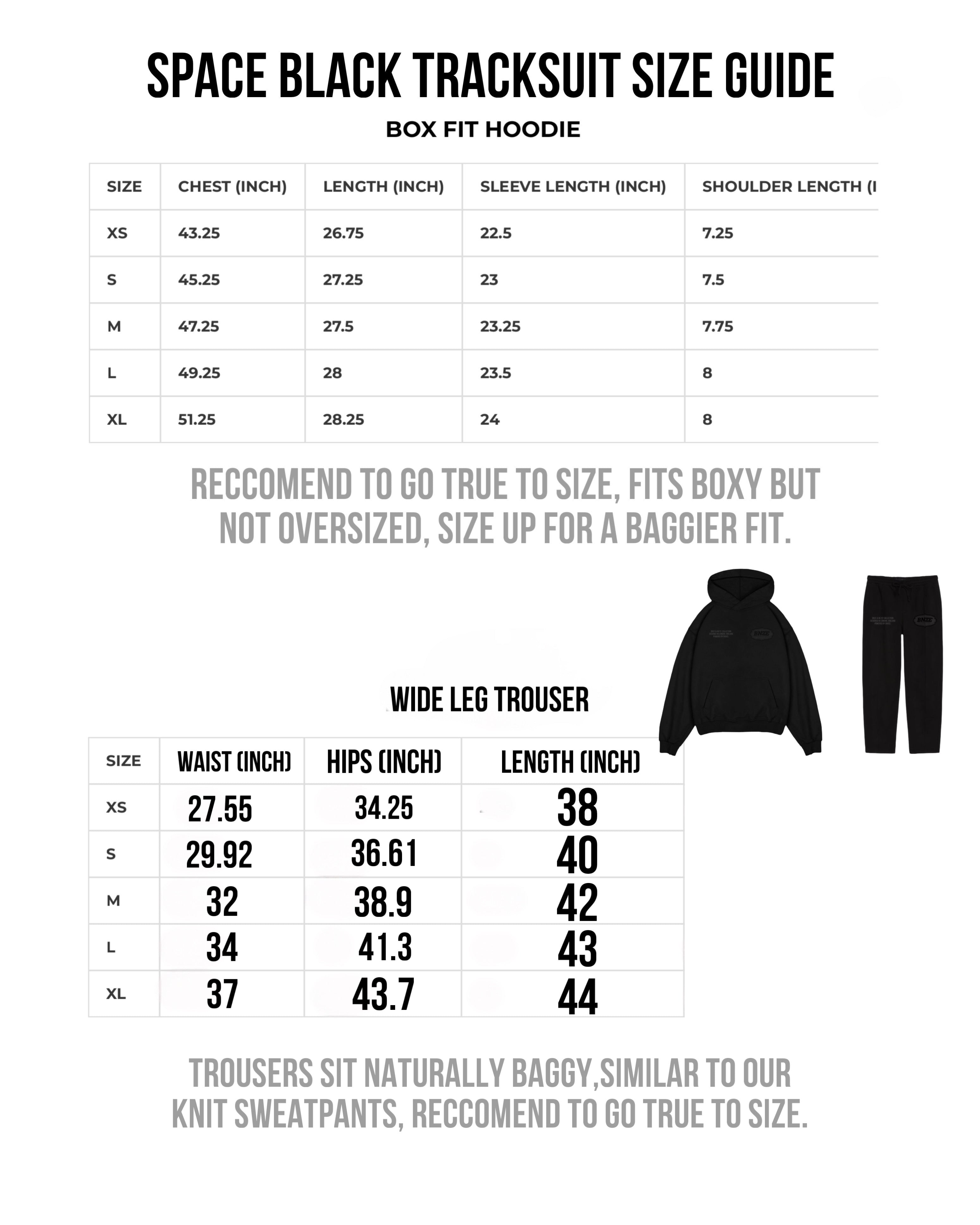“Space Black” Tracksuit.