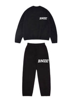 Logo Knitted Tracksuit - Black
