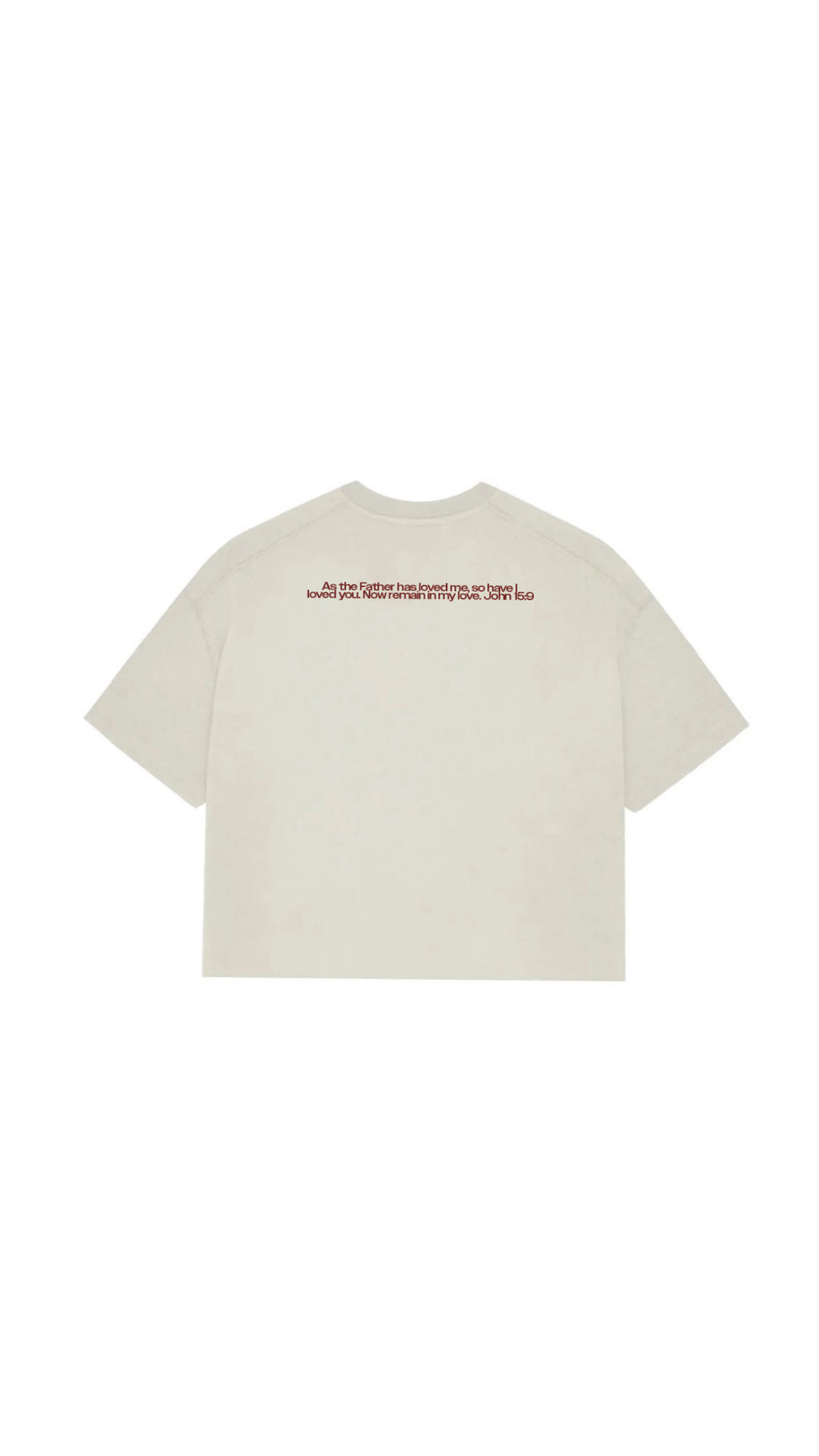 The 15:9 Tee in off-white.