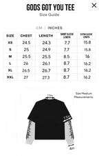 “All You Need”  - Waffle Sleeve Tee in Black/White (Unisex)