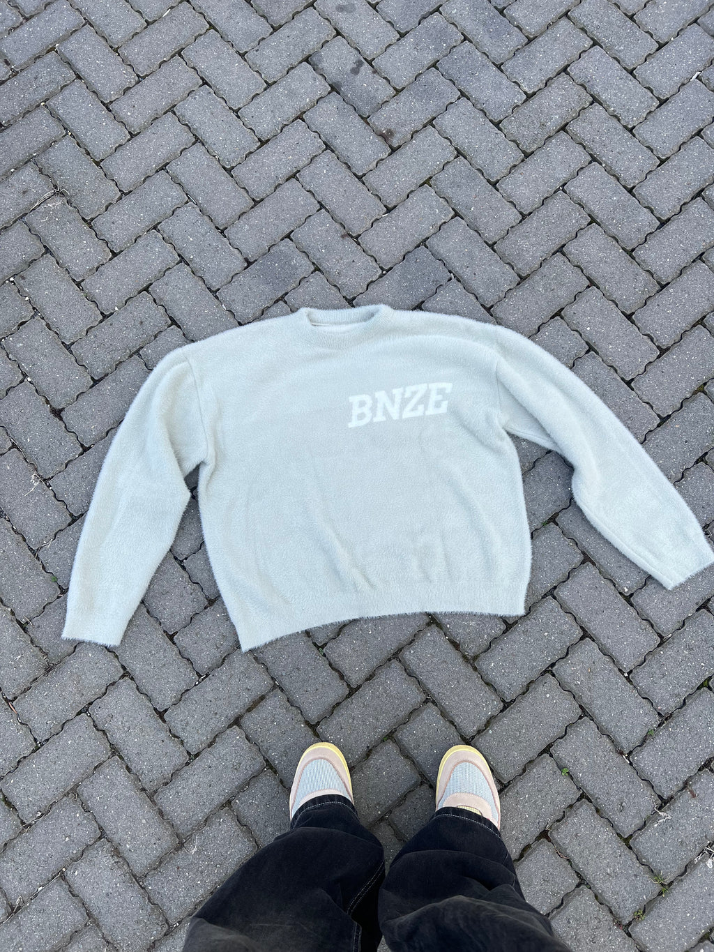 Logo Knitted Tracksuit - Grey