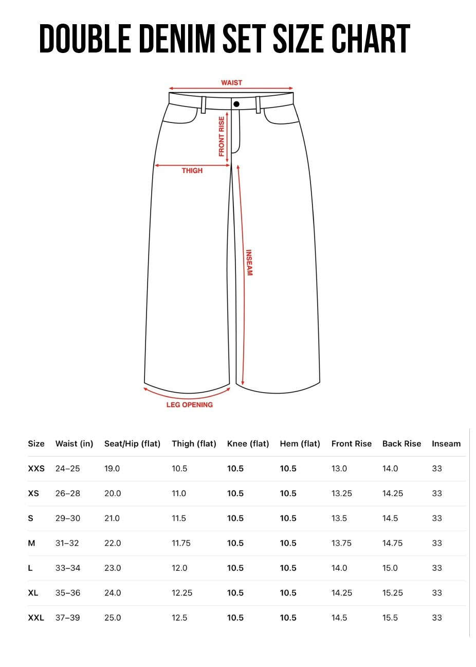 “Heavens Own” Raw Denim Jeans.