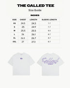 The “Called” Tee - White/Purple