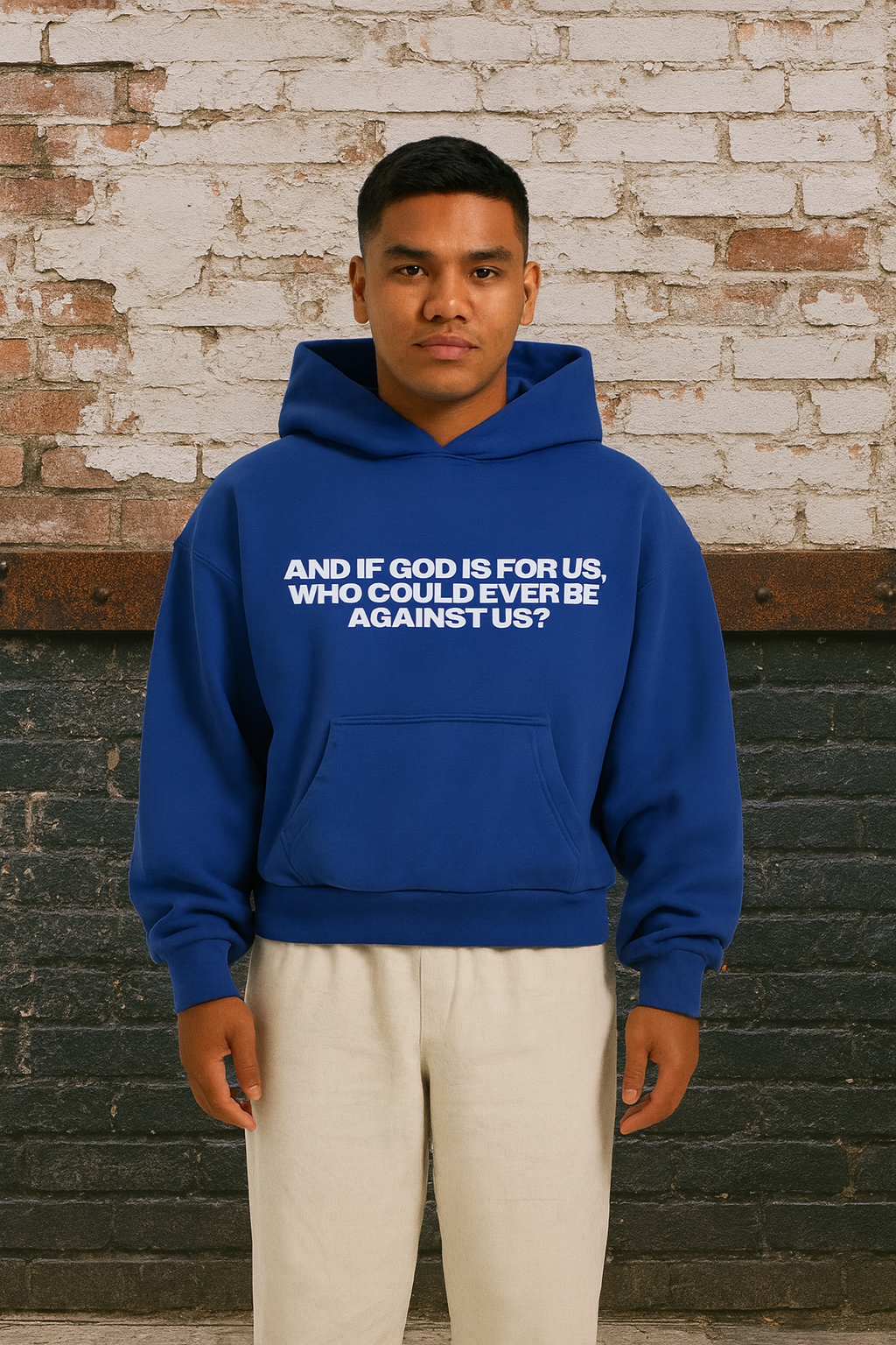 The “Victors” Pullover Hoodie - Blue